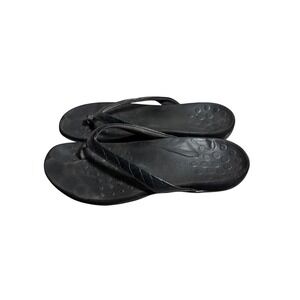 Vionic Orthaheel Approx 10/11 Croc Embossed Orthotic Flip Flop Sandals Size 9
